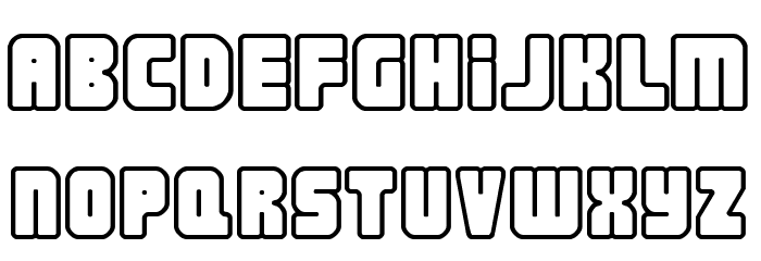 Nonstop Font LOWERCASE