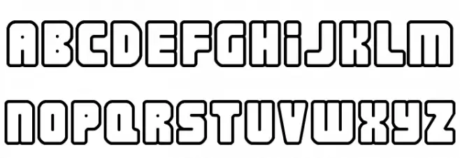 Nonstop Schriftart Groß