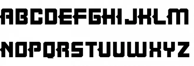 Noobees Schriftart Groß