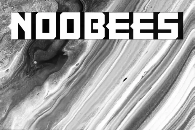 Noobees Font examples