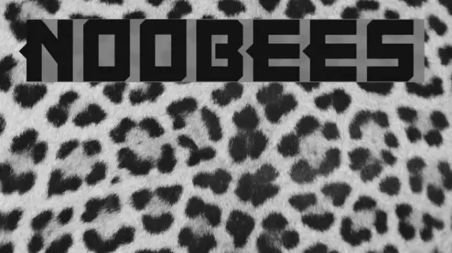 Noobees Font examples