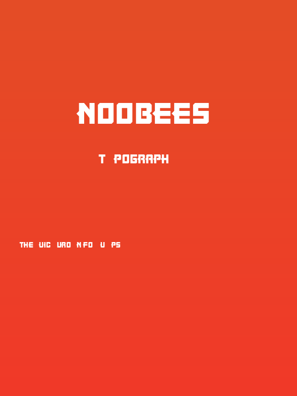 Noobees Poster