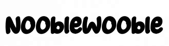 NoobleWooble  Frei Schriftart Herunterladen