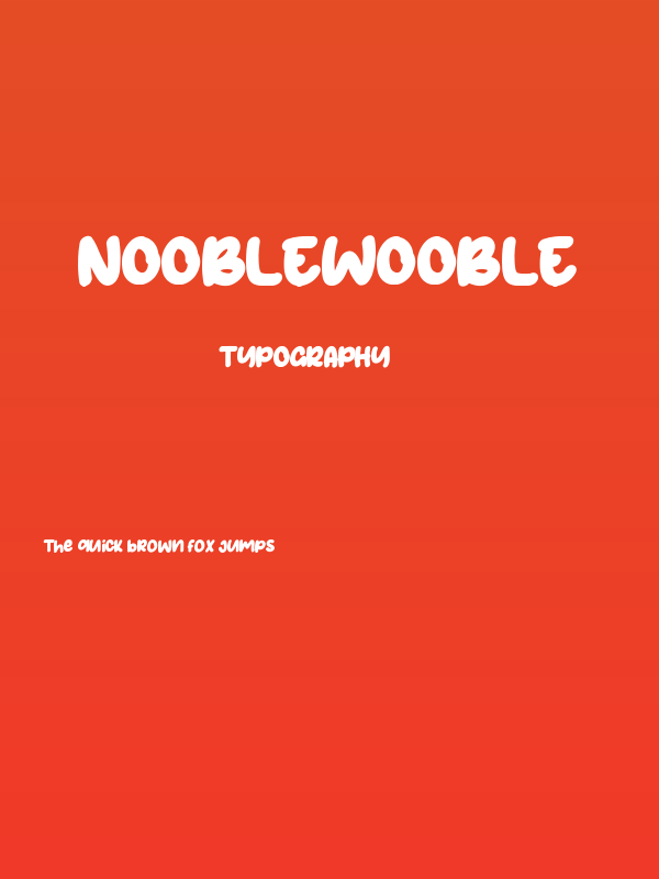 NoobleWooble Poster