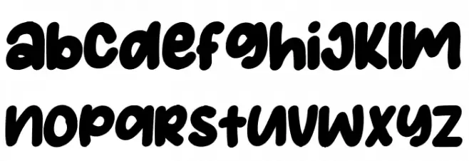 NoobleWooble Caratteri MINUSCOLO