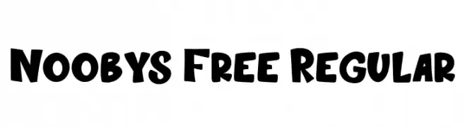 Noobys Free Regular  नि: शुल्क फ़ॉन्ट्स डाउनलोड