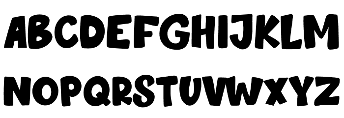 Noobys Free Regular Font LOWERCASE