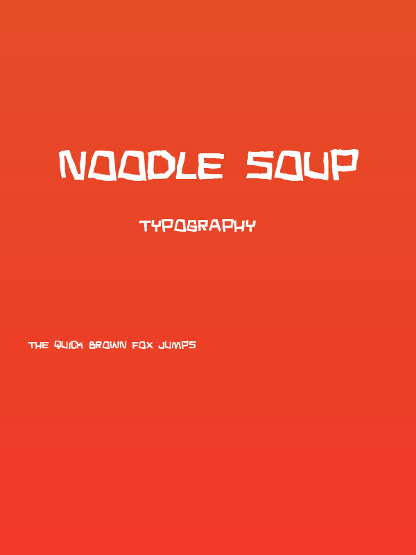 Noodle soup Poster