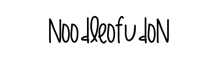 NoodleOfUdon  Frei Schriftart Herunterladen