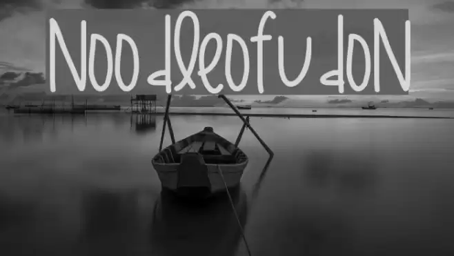 NoodleOfUdon Font examples