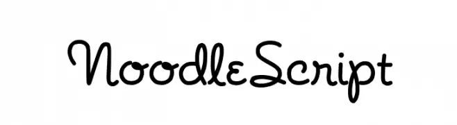 NoodleScript  Descarca Fonturi Gratis