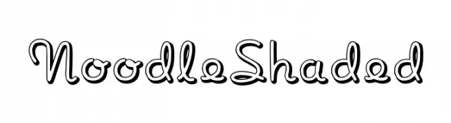 NoodleShaded  Descarca Fonturi Gratis
