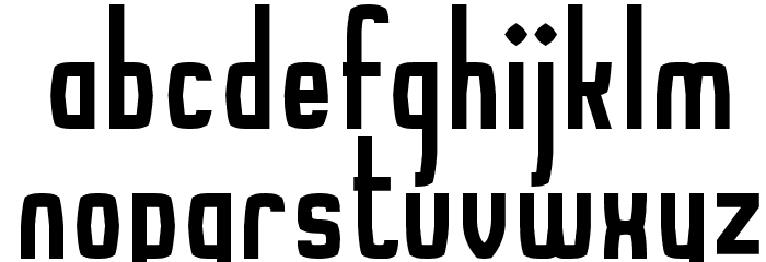 Noodletee Font LOWERCASE