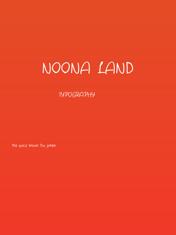 Noona Land Poster