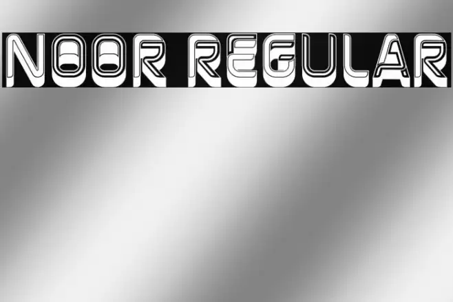 Noor Regular Font examples