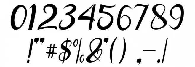 Noorlita Font OTHER CHARS