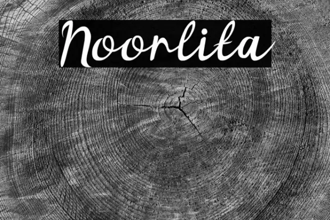 Noorlita Font examples