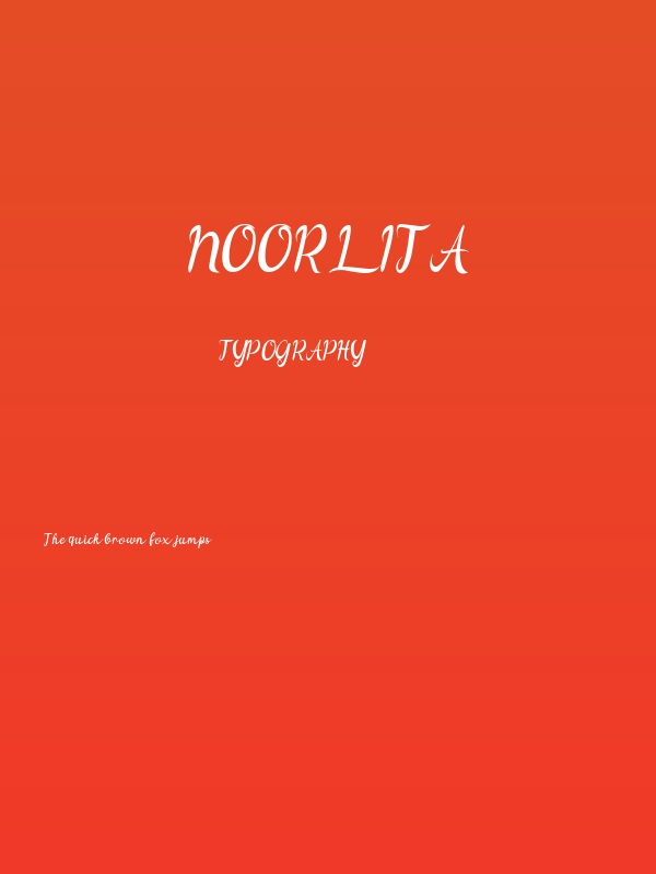 Noorlita Poster