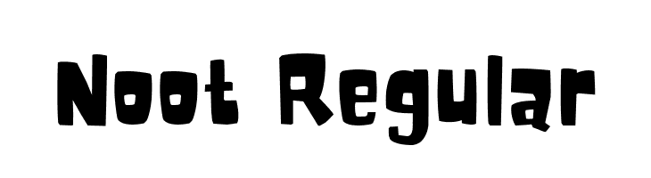 Noot Regular  नि: शुल्क फ़ॉन्ट्स डाउनलोड