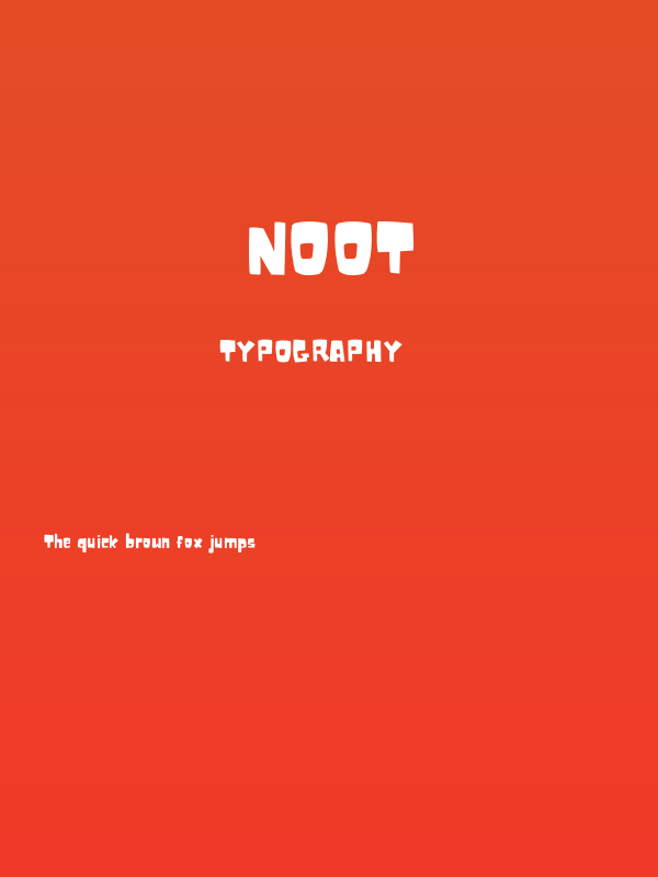 Noot Poster