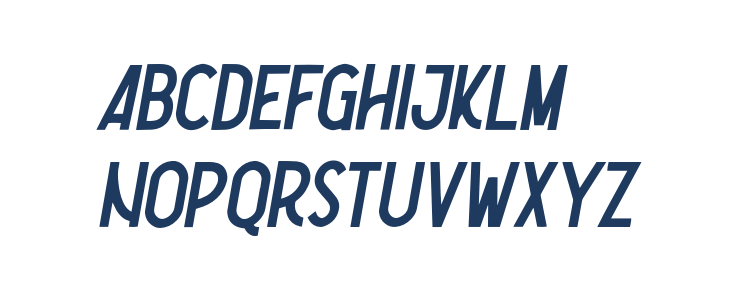 Nootdorp-Italic Lowercase