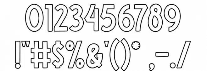 Nootdorp Font OTHER CHARS