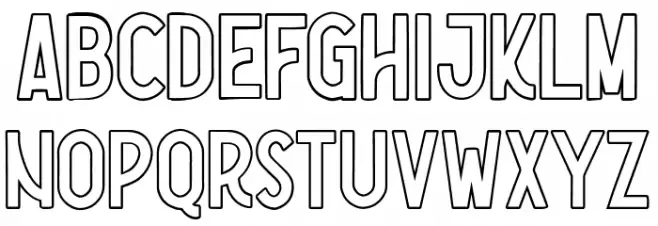 Nootdorp Schriftart Groß
