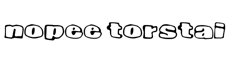 Nopee Torstai  font caratteri gratis