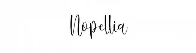 Nopellia फ़ॉन्ट