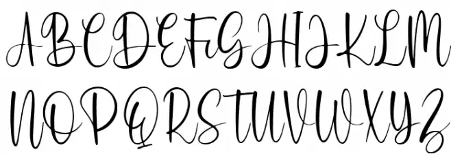 Nopellia फ़ॉन्ट अपरकेस