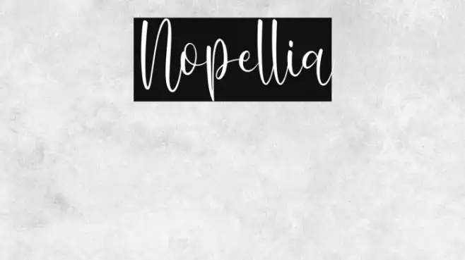 Nopellia Example 1