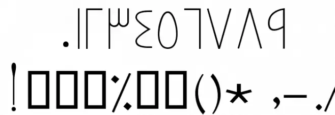 Noqhta Font OTHER CHARS