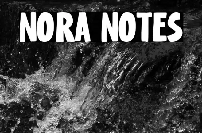 Nora Notes Font examples