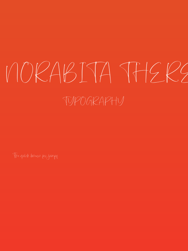 Norabita Thereal Poster