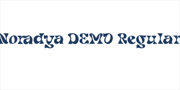 Noradya DEMO Regular Logo