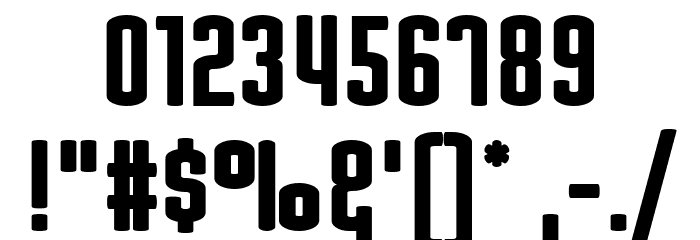 Nord Black Font OTHER CHARS