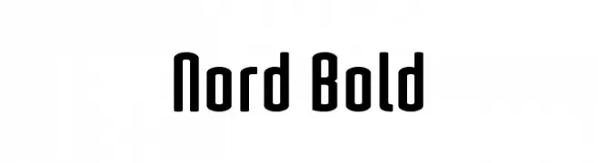 Nord Bold  नि: शुल्क फ़ॉन्ट्स डाउनलोड