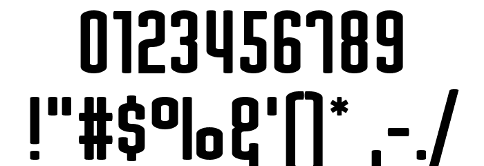 Nord Bold Font OTHER CHARS