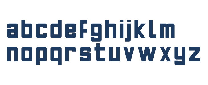 Nord-Sud B Lowercase