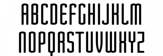 Nord Font Litere mari