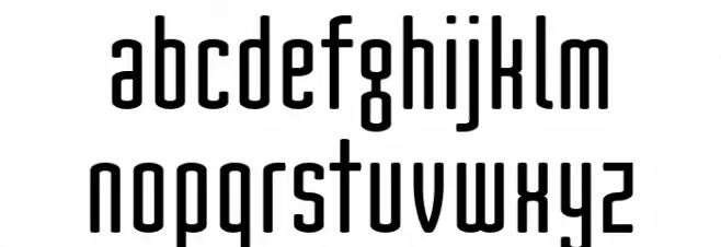 Nord Font Litere mici