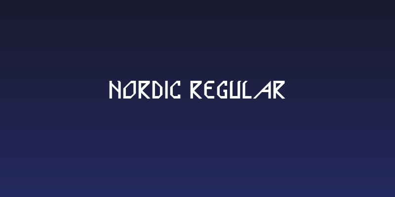 Nordic Regular Social Header