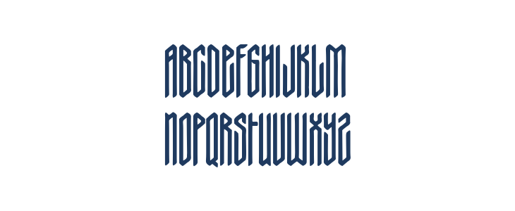 Nordic Thunder Lowercase