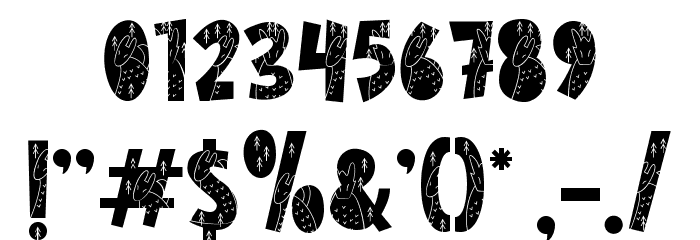 Nordic Whimsy Eight Font OTHER CHARS