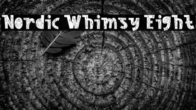 Nordic Whimsy Eight Caratteri examples