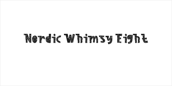 Nordic Whimsy Eight Logo
