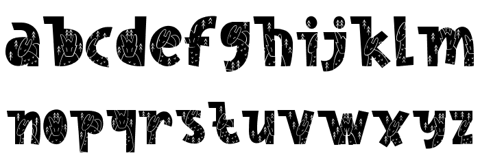 Nordic Whimsy Eight Font LOWERCASE