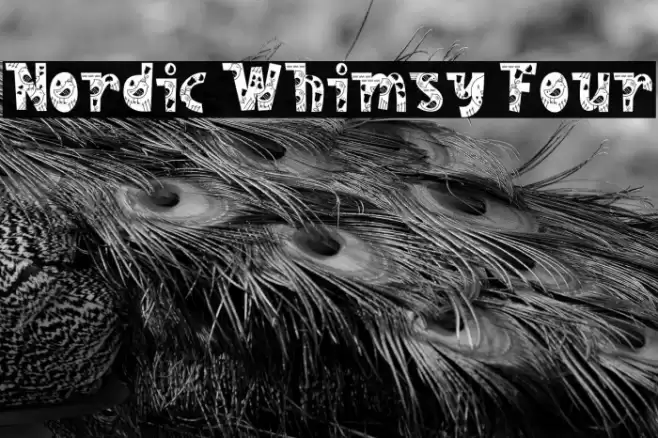 Nordic Whimsy Four Caratteri examples