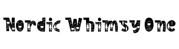 Nordic Whimsy One  नि: शुल्क फ़ॉन्ट्स डाउनलोड