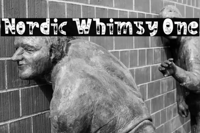 Nordic Whimsy One Font examples